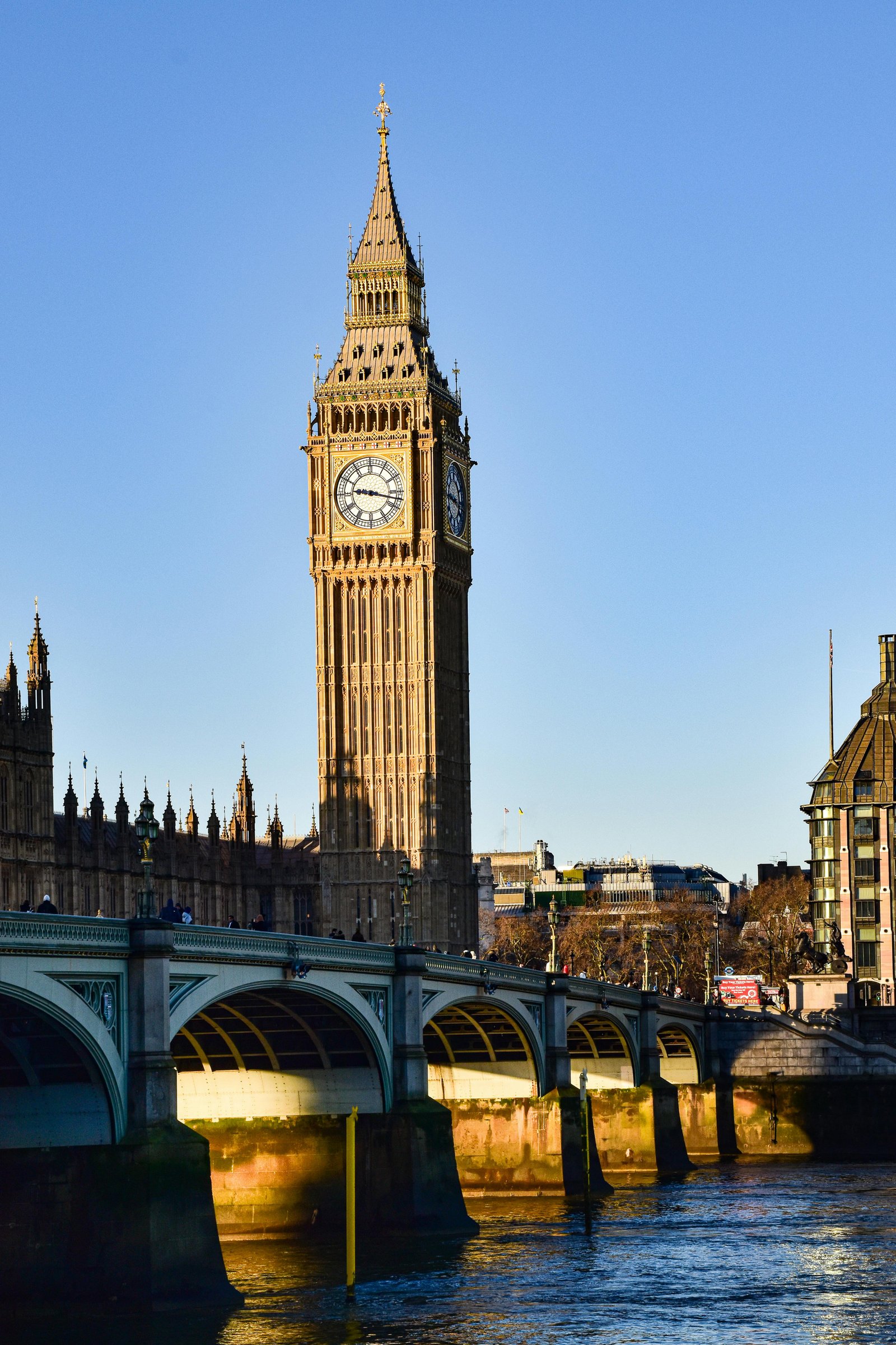 Londres - Big Ben e Westminster Bridge